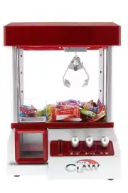 The Claw Toy Grabber Machine With LED Lights - Red