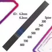 Archery Pure Carbon Arrow Shafts ID4.2mm/6.2mm Spine400-1000 Recurve Bow Hunting