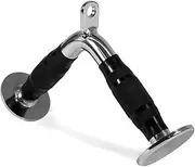Home Gym Weightlifting Machine Attachments Tricep Press Push Down Bar V Handle Close Grip Cable V bar Rubber Handgrips