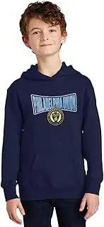 Outerstuff Philadelphia Union Kids Size 4-7 Draft Pick Logo Pullover Fleece Hoodie