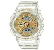 Casio G-Shock Analog/Digital Gold Dial Clear Watch GMAS-110SG-7A / GMAS110SG-7A