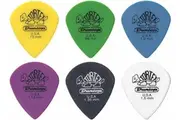 6 x Jim Dunlop Tortex Jazz 3 XL Variety Guitar Picks III 498R Mixed