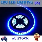 12V Blue 5M 2835 SMD 600 Leds Flexible Led Strip Lights Waterproof Car Boat