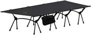 Camp Bed Camping Cot Aluminum Alloy Folding Bed Ultra-Light Lightweight Outdoor Camping Tent Self-Driving Lunch Break