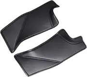 Car PU Leather Rear Door Sill Protector Sticker for Tesla Model Y Scratch-Resistant
