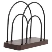 Napkin Holder for Table,Upright Storage Paper Napkins with Arch Design Black