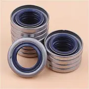 VZPIU 12Pcs/lot Crankshaft Oil Seals Fit for H-u-s-q-v-a-r-n-a 51 55 254 257 262 357 359 357XP Chain Saw Chainsaw Parts 505275719, 505 27 57 19