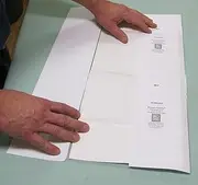 50-9 1/2 x 20 Brodart Fold-On Book Jacket Covers - Center-Loading, Adjustable, Clear Mylar