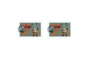 2PK Hatsune Miku Welcome Doormat 40x60cm Home Frontdoor Durable Outdoor Rug Mat