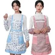 3Pcs Kitchen Floral Aprons, Aprons for Women Cute Women Floral Aprons,