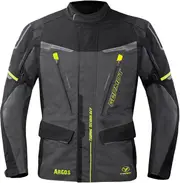 Germot Argos, textile jacket waterproof , color: Black/Grey/Yellow , size: L