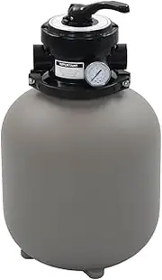 Pool Sand Filter with 4 Position Valve Grey 350 mm,Pool & Spa Filters 5.68KG-91725