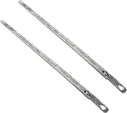 Gogogmee 2pcs Leather Sewing Needles: Double Hole Steel Needles - Lacing Tool for Saddles Holsters & Bag Repair - Essential Tools for & Artisan