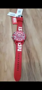 Diesel Watch (DZ4620) $210 Red/white belt…Red/silver dial