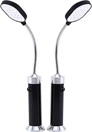 Barbecue Grill Light Magnetic Base Super-Bright Led BBQ Lights - 360 Degree Flexible Gooseneck, Weather Resistant- Pack of 2