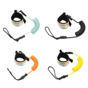Surfboard Leash Coiled Stand UP Paddle Board Surfing Ankle Leash 5mm Leg Rope