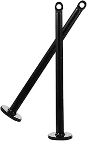 Kisangel 2pcs Heavy Duty Weight Plate Stand for Fitness Equipment Loading Pin for Home and Commercial Gyms for Strength Training and Muscle Workouts