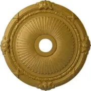 Ekena Millwork Ceiling Medallions Painted Polyurethane Heaton Pharaohs Gold