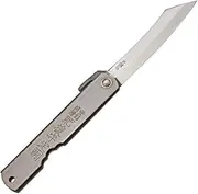 Higonokami Triple Layered SK Folder Black Folding Knife,3in,Black Stainless Handle, NO. 7 (Black)