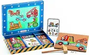 Djeco DJ06641 Vehicles Tap Tap Early Learning Set
