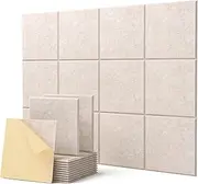 12 Pack Acoustic Panels, Sound Absorption Panels High-Density Soundproofing, Acoustics Sound acoustics-proof panels for Wall Decoration in Home Offices Studio 30 x 30 x 1 cm