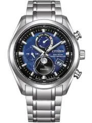 Citizen BY1010-81L Eco-Drive Moon Phase Titanium Radio Contr. Mens Watch