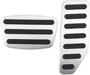 CHPGKGVNVT at MT Pedal Cover for Isuzu D-MAX 2024 2023 2022 2021-2017 Pedals Accelerator Brake Non-Slip Pads Stainless Steel Parts Pedals(at)
