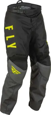 Fly Racing F-16 Youth Motocross Pants, black-yellow, Size XL Black Yellow