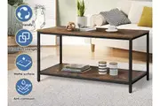 ALFORDSON Coffee Table Side Table Industrial Storage Rack 2-Tier Shelf