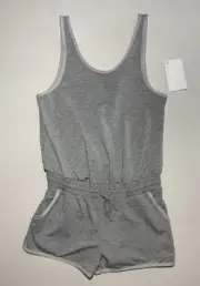 NWT Fabletics Leonora Romper Heather Gray Size M