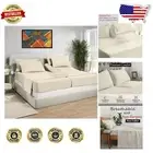 Ivory Split California King Sheet Set for Adjustable Beds - Deep Pocket Comfort