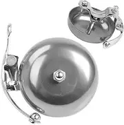 Bicycle Clamp for Handlebars, Classic Retro Bicycle Bells with Loud Sound | Classic Retro Bike Bell Gold or Silver for Handle