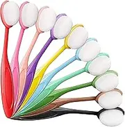10Pcs Craft Ink Blending Brush, Colorful Crafting Ink Background Blender, Ergonomic Soft Bristle Color Coded Handles, Paper Craft Artist Tool for Painting Drawing Card Making Stamp Stencil