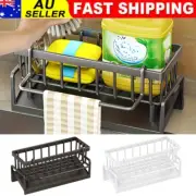 Kitchen Sink Caddy Storage Organizer Sponge Soap Brush Holder Faucet Rack Tool
