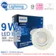 (2入) PHILIPS飛利浦 LED RS100B COB 9W 3000K 36度 黃光 全電壓 9cm 崁燈_PH431005