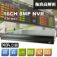 在飛比找PChome商店街優惠-台灣出品 8MP 16路16音 NVR 多工網路型影音數位錄