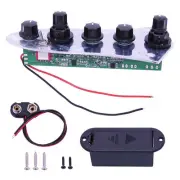 5 Jazz Bass Loaded Wired Control Plate for 4/5 String Bass Guitar Parts E8C7