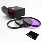 52mm Filter Kit CPL FLD UV for All Digital Nikon Camer Sony Pentax Camera Lens