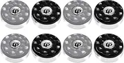 TORPSPORTS Shuffleboard Pucks, Mini Shuffleboard Puck Set, 58MM Shuffleboard Pucks Equipment for Family Fun Home Game Black&Grey