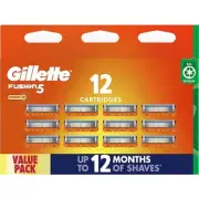 Gillette Fusion 5 Power Razor Blade Refills | 12 pack