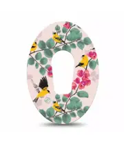 ExpressionMed Dexcom G6 Yellow Finch Patch 4 Pack