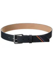 Paul Smith Artist Stripe Leather Belt