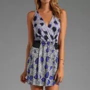 Diane von Furstenberg NWT $365 Oblixe Silk Dress, 14