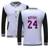 在飛比找Yahoo!奇摩拍賣優惠-🌈黑曼巴Kobe Bryant科比純棉運動厚外套🌈NBA球衣
