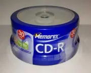 Memorex 52X 700MB CD-R Recordable 30 Pack 80 Minute CDs 30 Pk CDR CD R
