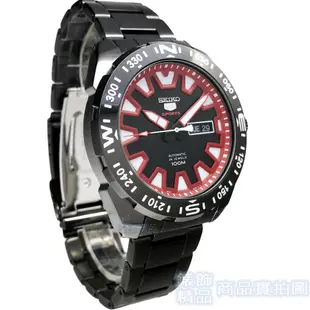 SEIKO 精工 SRP749K1手錶 SPORTS 鍍黑 黑/紅面 手自動上鍊 機械 男錶【澄緻精品】