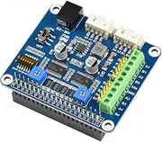 TUOPUONE Stepper Motor HAT Compatible with Raspberry Pi Drives Two Stepper Motors Up to 1/32 Microstepping