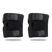 Black Knee Patella Support Brace Adjustable Sleeve Wrap Stabilizers Protector
