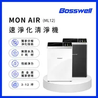 在飛比找ihergo愛合購優惠-免運!【BOSSWELL 博士韋爾】MonAir零耗材空氣清