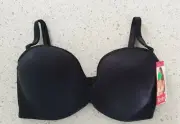 Berlei Black Strapless Convertible Bra Size 10DD Sale $35.00 + Free Postage